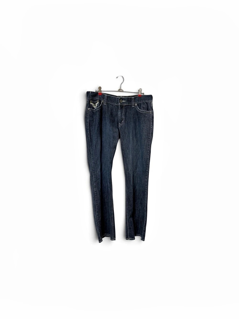Petrol Boot Cut Jeans Blue Waist 32